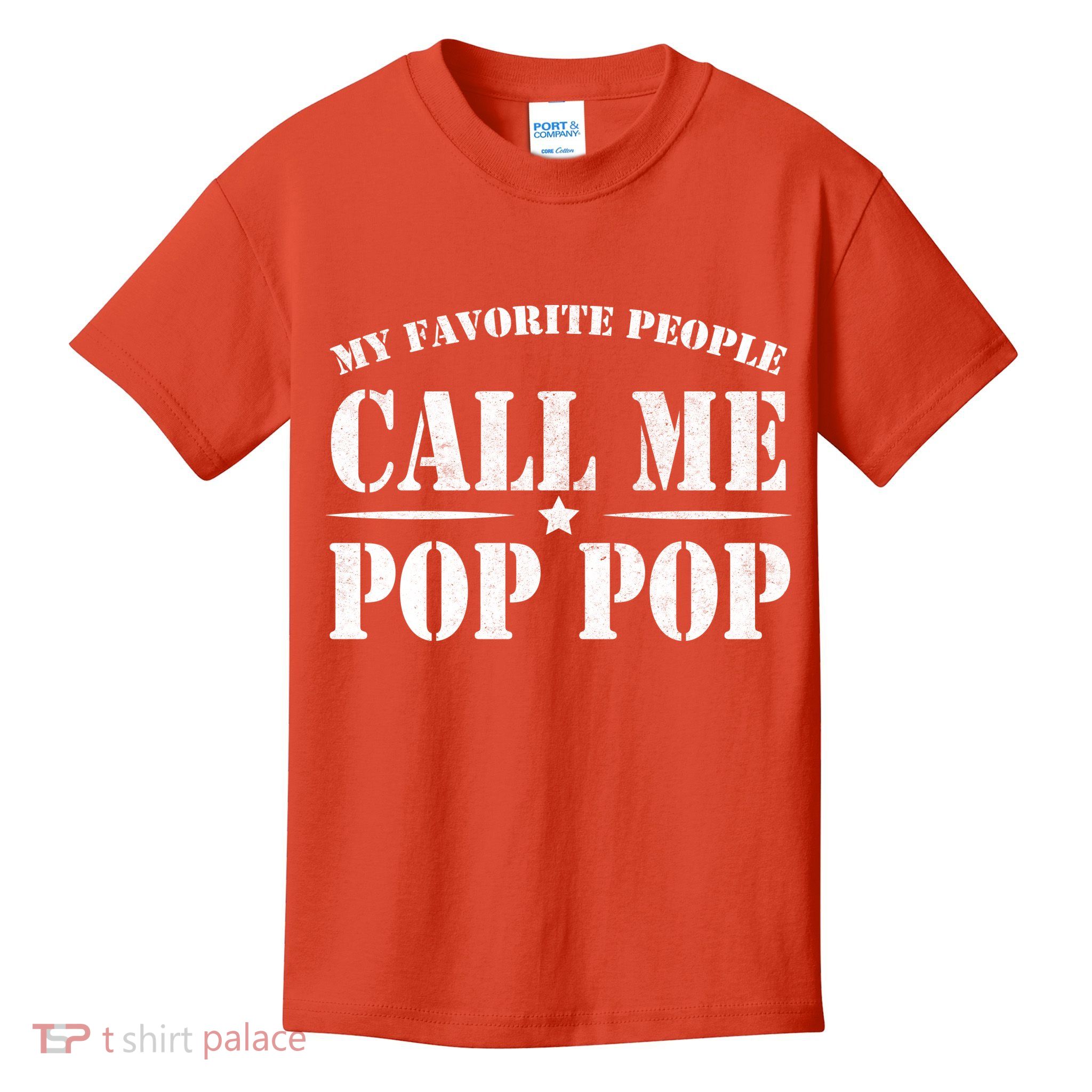 My Favorite People Call Me Pop Pop Kids T-Shirt