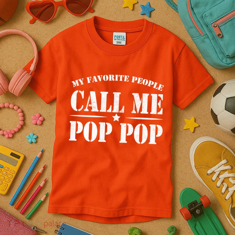 My Favorite People Call Me Pop Pop Kids T-Shirt