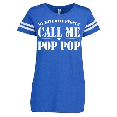 My Favorite People Call Me Pop Pop Enza Ladies Jersey Football T-Shirt