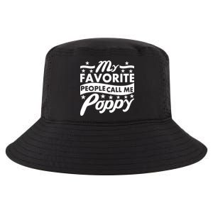 My Favorite People Call Me Poppy Cool Comfort Performance Bucket Hat