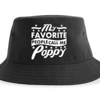 My Favorite People Call Me Poppy Sustainable Bucket Hat