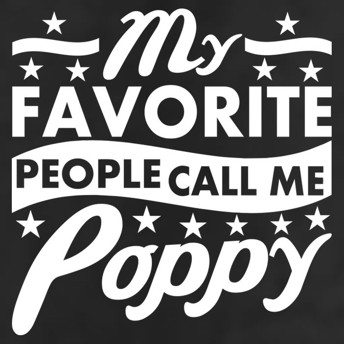 My Favorite People Call Me Poppy Golf Towel