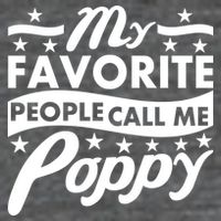 My Favorite People Call Me Poppy Backpack