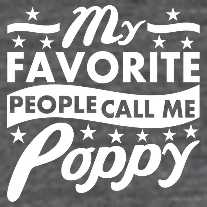 My Favorite People Call Me Poppy Backpack