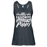 My Favorite People Call Me Poppy Ladies Essential Flowy Tank