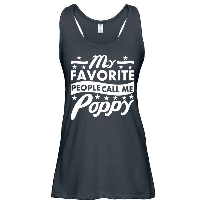 My Favorite People Call Me Poppy Ladies Essential Flowy Tank