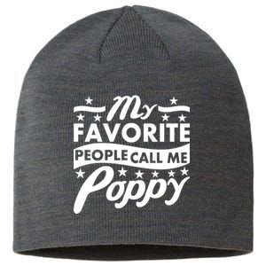 My Favorite People Call Me Poppy Sustainable Beanie