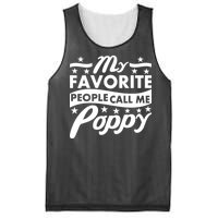 My Favorite People Call Me Poppy Mesh Reversible Basketball Jersey Tank