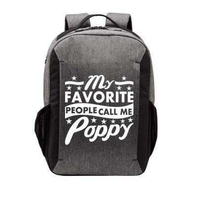 My Favorite People Call Me Poppy Vector Backpack