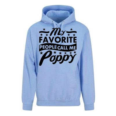 My Favorite People Call Me Poppy Unisex Surf Hoodie