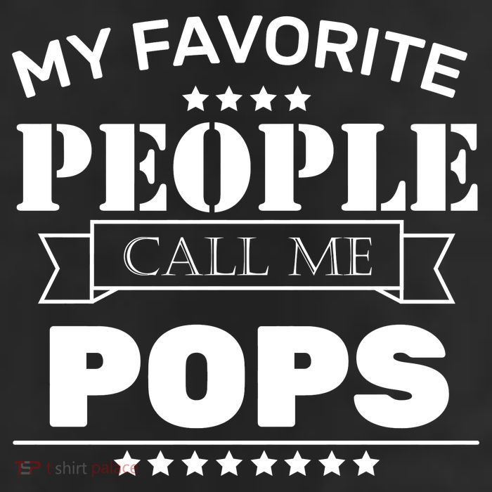 My Favorite People Call Me Pops 11oz C Handle Ceramic Mug