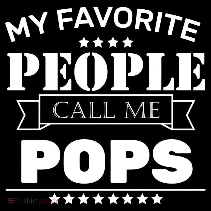 My Favorite People Call Me Pops Flat Bill Trucker Hat