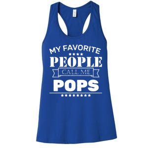 My Favorite People Call Me Pops Women's Racerback Tank