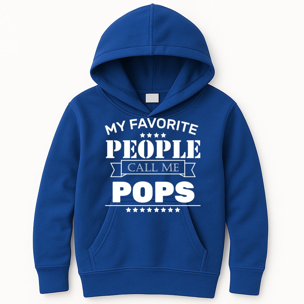 My Favorite People Call Me Pops Kids Hoodie
