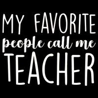 My Favorite People Call Me Teacher Cooling Performance Crew T-Shirt