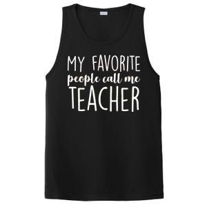 My Favorite People Call Me Teacher PosiCharge Competitor Tank