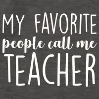 My Favorite People Call Me Teacher Vector Backpack