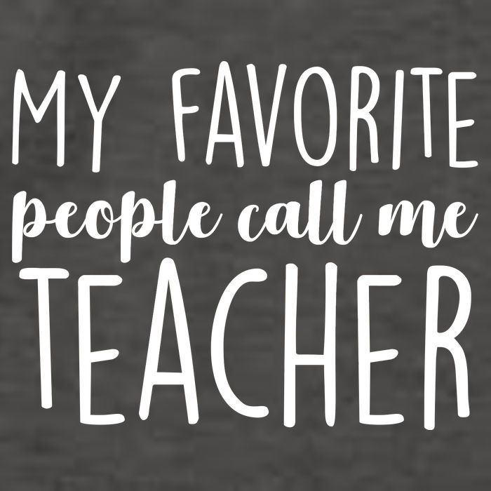 My Favorite People Call Me Teacher Vector Backpack