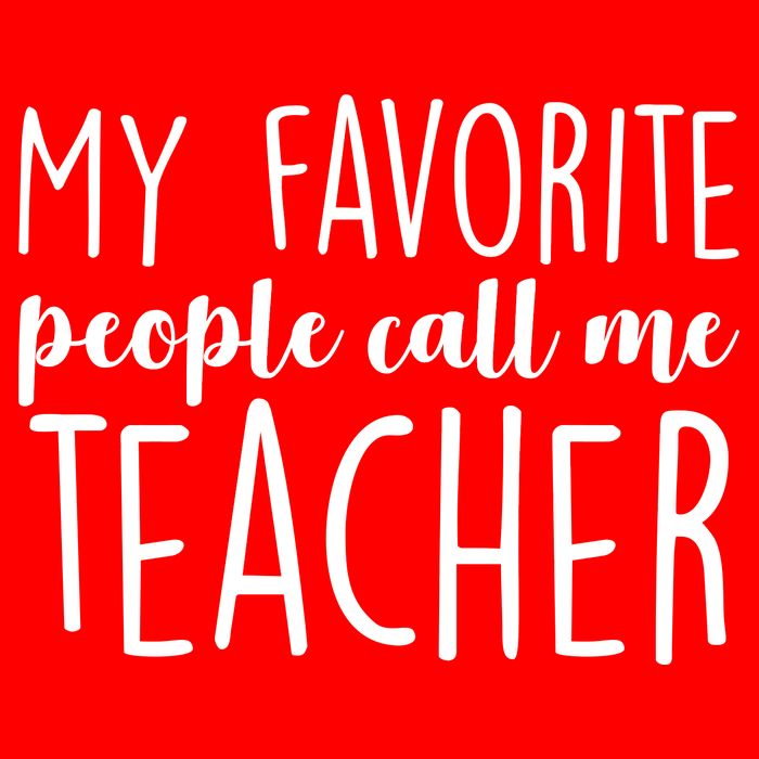 My Favorite People Call Me Teacher Zip Tote Bag