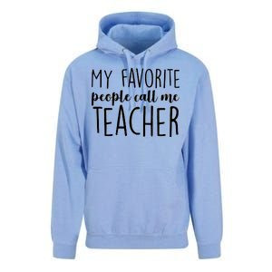 My Favorite People Call Me Teacher Unisex Surf Hoodie