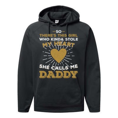 My Favorite Person Calls Me Daddy Performance Fleece Hoodie