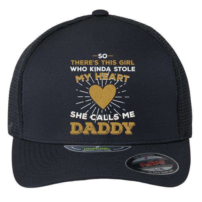My Favorite Person Calls Me Daddy Flexfit Unipanel Trucker Cap