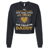 My Favorite Person Calls Me Daddy Cropped Pullover Crew