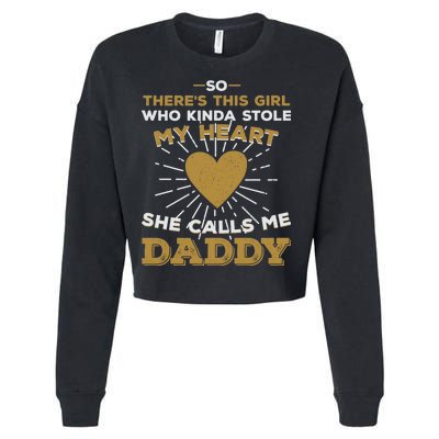 My Favorite Person Calls Me Daddy Cropped Pullover Crew