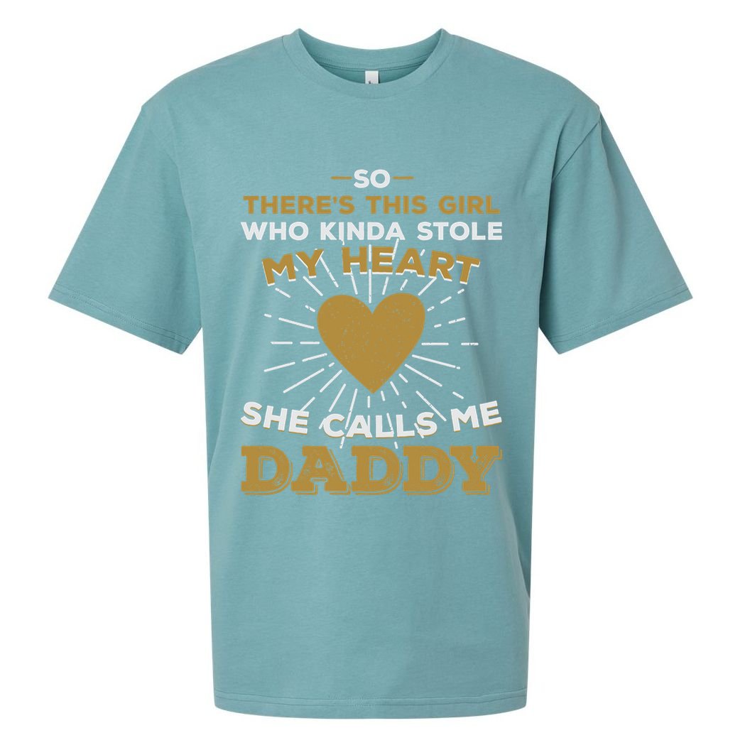 My Favorite Person Calls Me Daddy Sueded Cloud Jersey T-Shirt