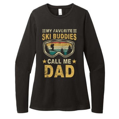 My Favorite Ski Buddies Call Me Dad Womens CVC Long Sleeve Shirt