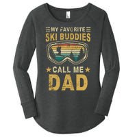 My Favorite Ski Buddies Call Me Dad Women's Perfect Tri Tunic Long Sleeve Shirt