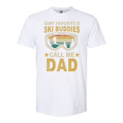 My Favorite Ski Buddies Call Me Dad Softstyle® CVC T-Shirt