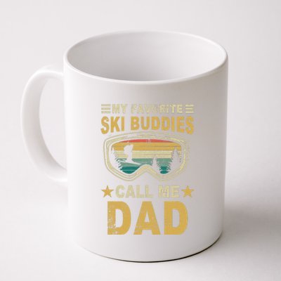 My Favorite Ski Buddies Call Me Dad Coffee Mug