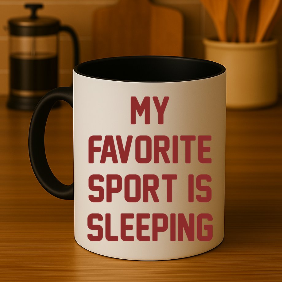 My Favorite Sport Is Sleeping Mug