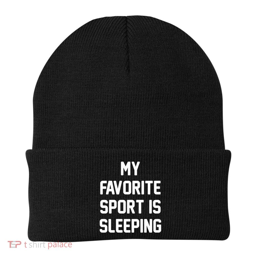 My Favorite Sport Is Sleeping Beanie