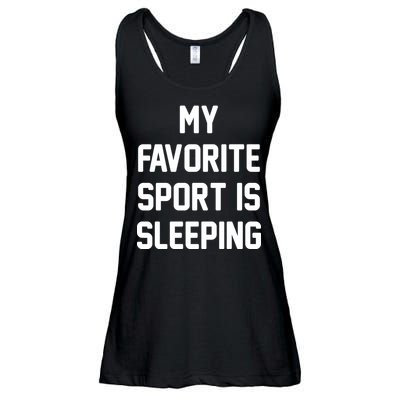 My Favorite Sport Is Sleeping Ladies Essential Flowy Tank