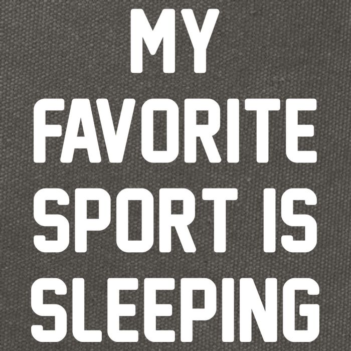 My Favorite Sport Is Sleeping Cotton Canvas Backpack