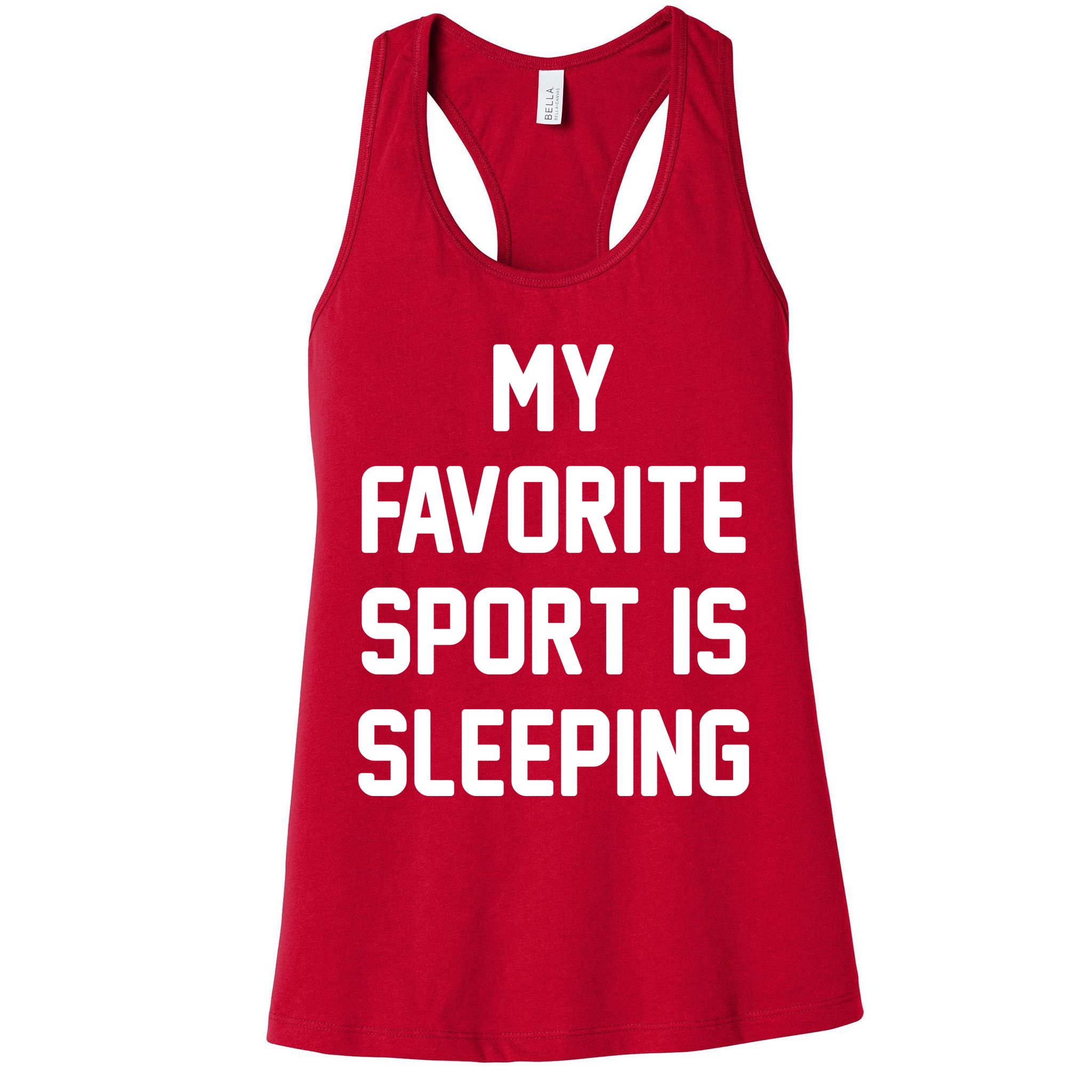 My Favorite Sport Is Sleeping Womens Tank Top