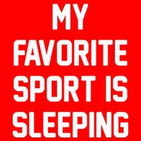 My Favorite Sport Is Sleeping Visor