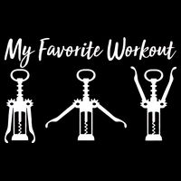My Favorite Workout Wine Lover Backpack