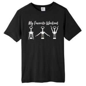 My Favorite Workout Wine Lover Tall Fusion ChromaSoft Performance T-Shirt