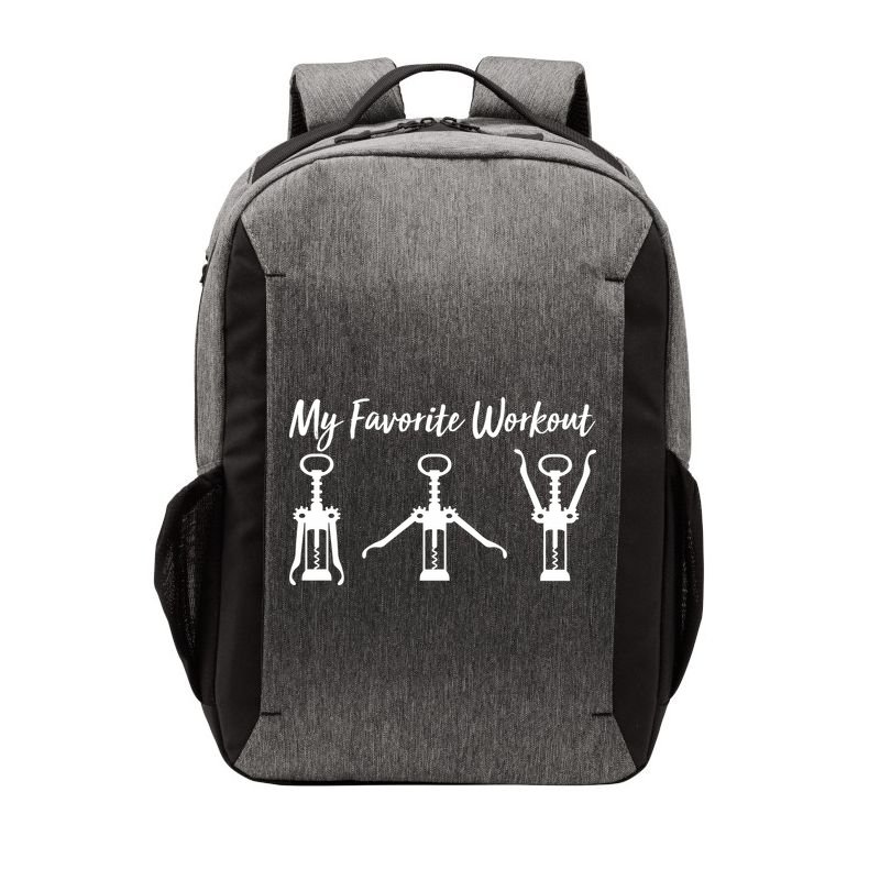 My Favorite Workout Wine Lover Vector Backpack