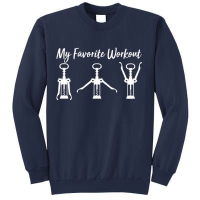 My Favorite Workout Wine Lover Sweatshirt