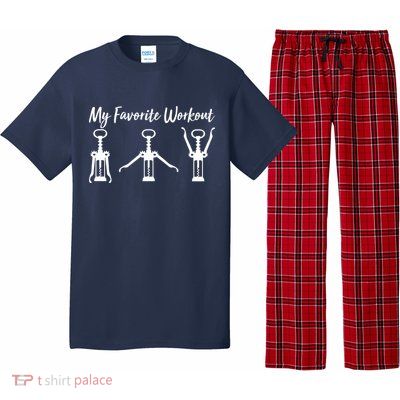 My Favorite Workout Wine Lover Pajama Set