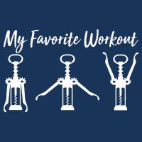 My Favorite Workout Wine Lover Baby Bodysuit