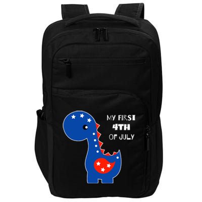 My First 4th of July Cute Dinosaur Impact Tech Backpack