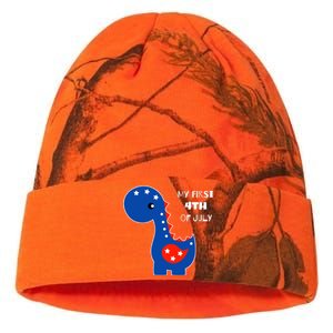 My First 4th of July Cute Dinosaur Kati Licensed 12" Camo Beanie