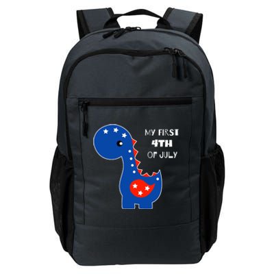 My First 4th of July Cute Dinosaur Daily Commute Backpack