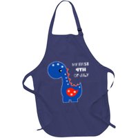 My First 4th of July Cute Dinosaur Apron