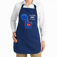 My First 4th of July Cute Dinosaur Apron